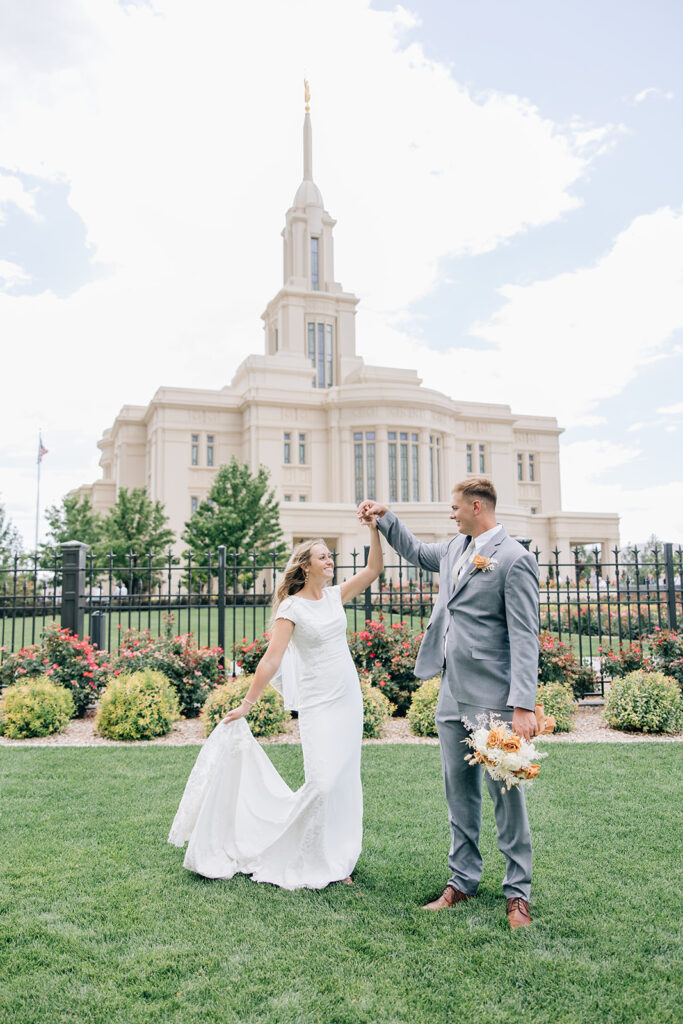 Payson Ut temple | Cooper + Alyssa