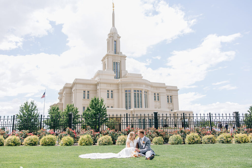 Payson Ut temple | Cooper + Alyssa