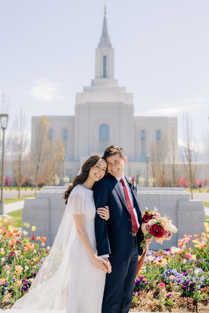 Tying the knot at the Orem Utah Temple