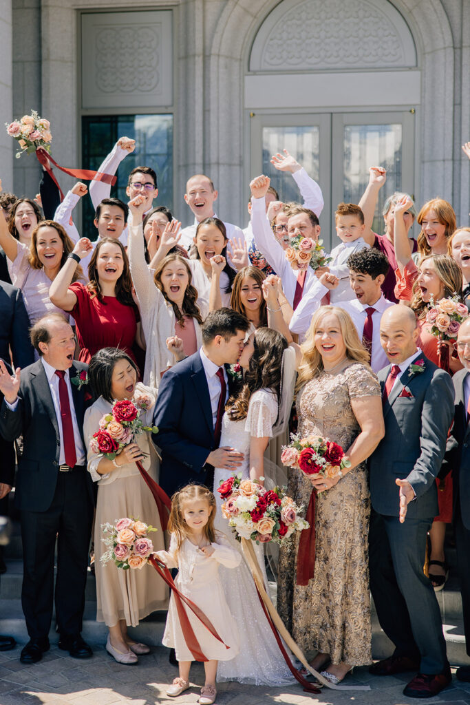 Tying the knot at the Orem Utah Temple