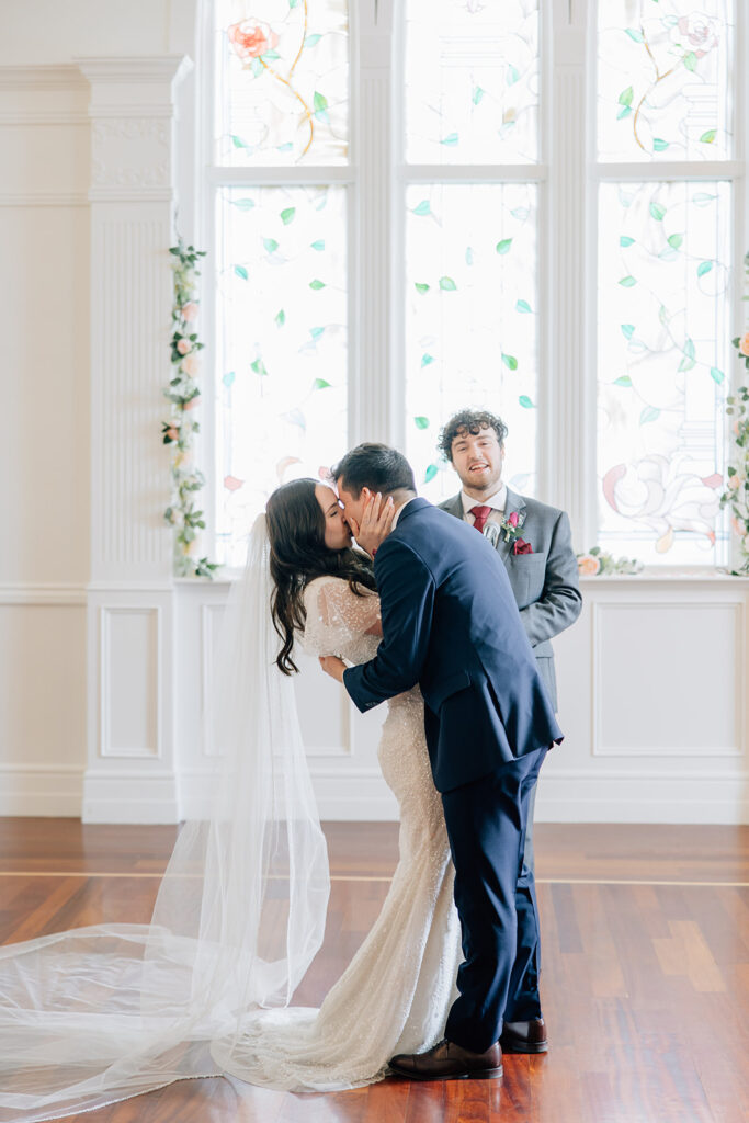 Tying the knot at the Orem Utah Temple