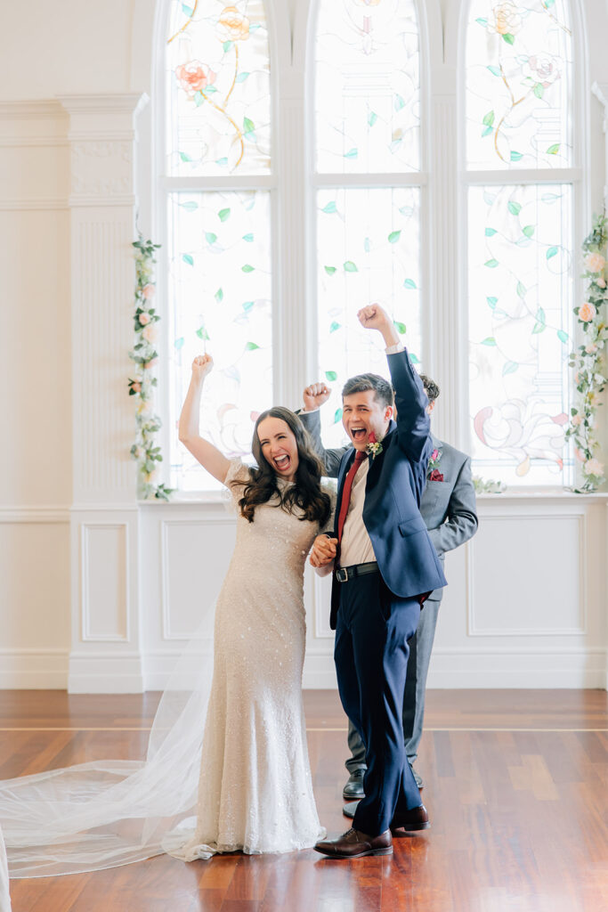 Tying the knot at the Orem Utah Temple