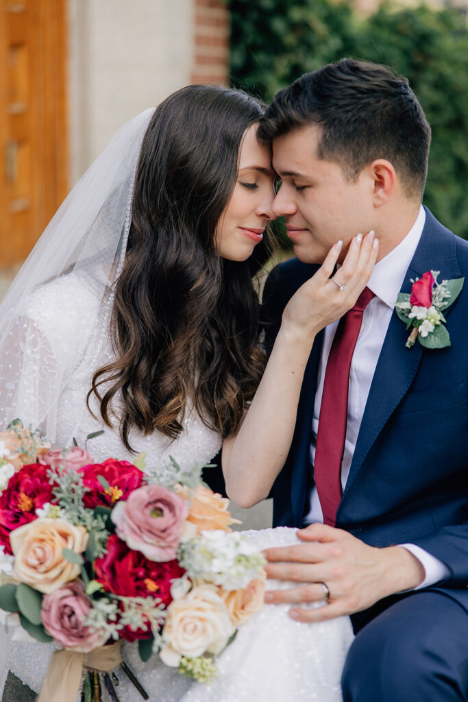 Tying the knot at the Orem Utah Temple