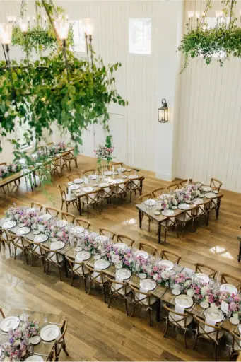 wedding photographer in utah, river bottoms ranch reception tables at river bottoms ranch
